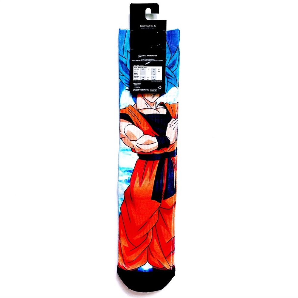 🆕 Dragon Ball Z Super Broly Goku Vegeta Socks - Picture 6 of 9